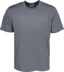 Mens Sun Smart SS Crew Shirt - Grey
