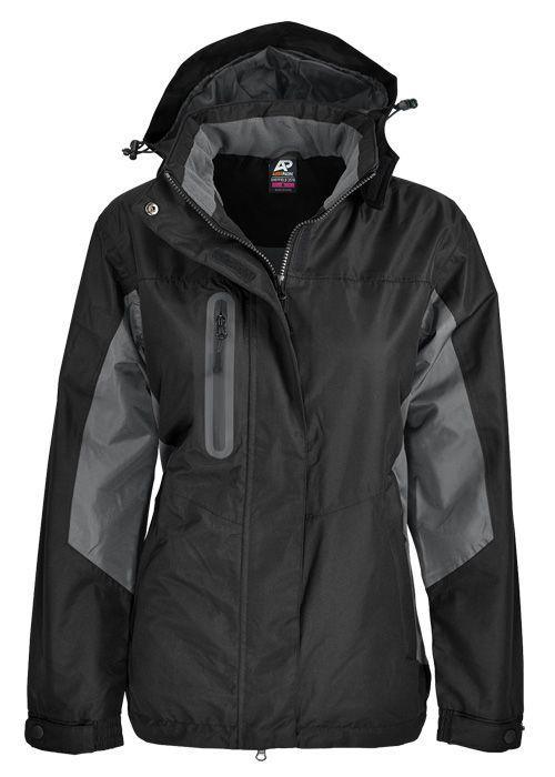 Ladies Sheffield Jacket - Black/Slate - sportscrazy.com.au