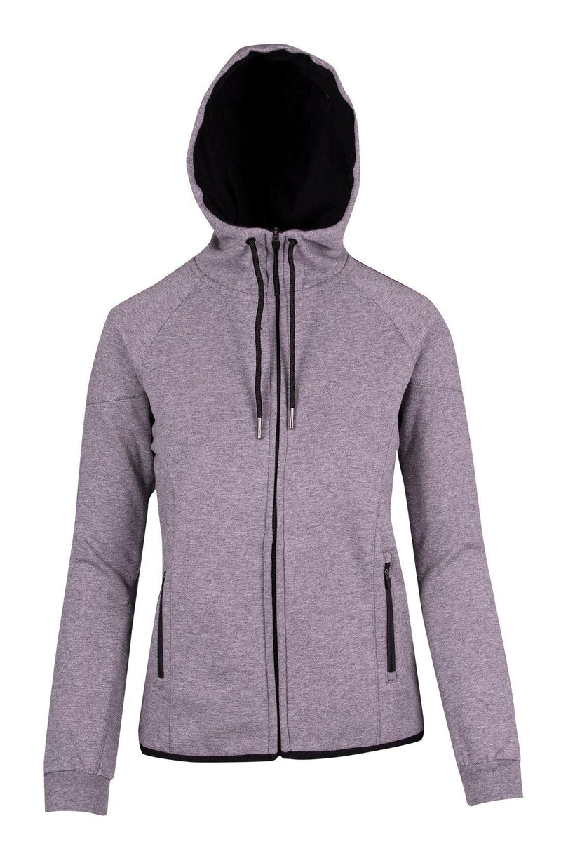 Ladies Cotton Bonded Polar Fleece - Grey Marle