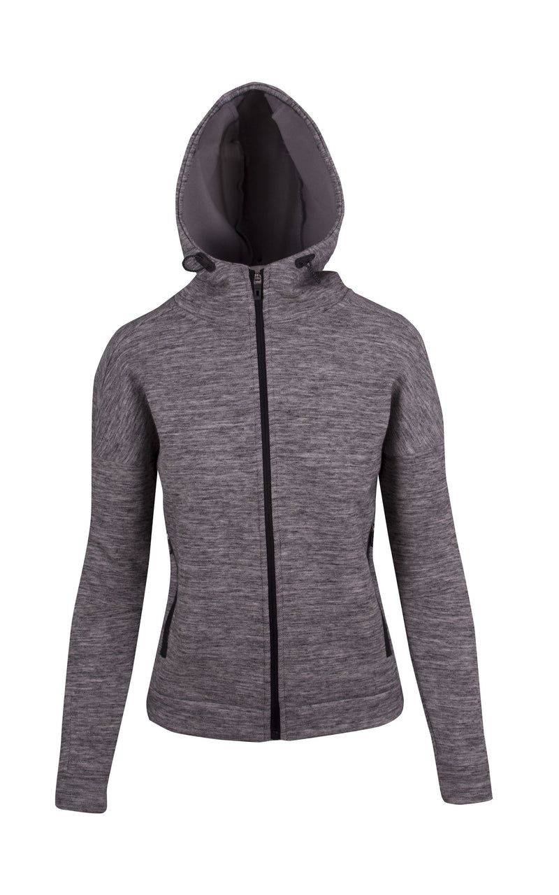 Ladies Space Hoodie - Carbon Marle - sportscrazy.com.au