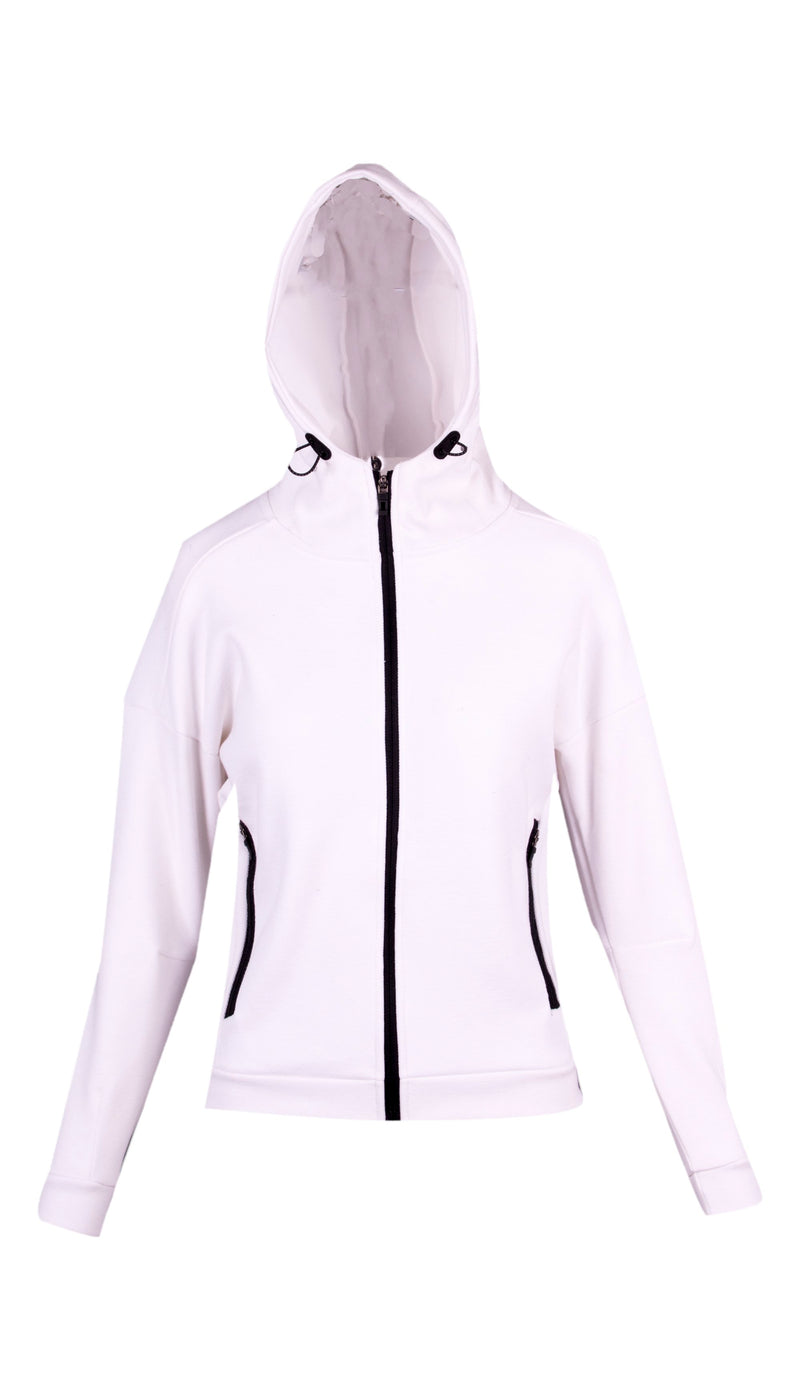 Ladies Space Hoodie - White - sportscrazy.com.au