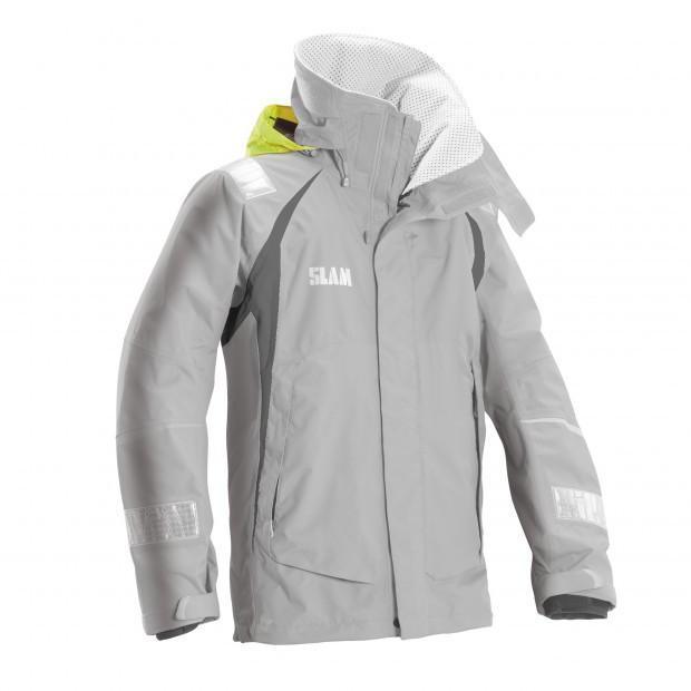 Slam Force 3 Offshore Yachting Jacket - Light Grey - sportscrazy.com.au