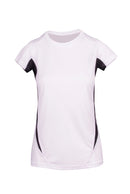 Ladies Accelerator Training T-Shirt - White/Black