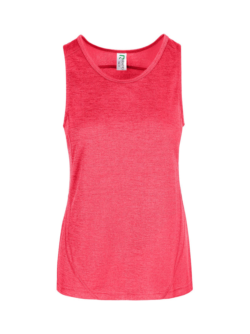 Ladies Challenger Singlet - Red Marle