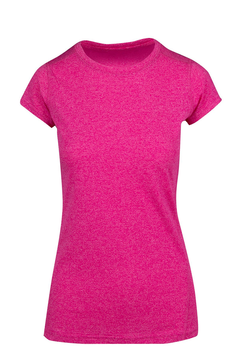 Ladies Greatness Athletic T-Shirt - Hot Pink