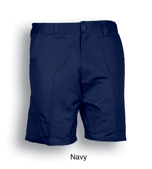 Mens Drill Work Shorts - Navy